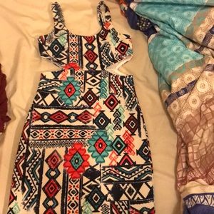 Tribal print dress